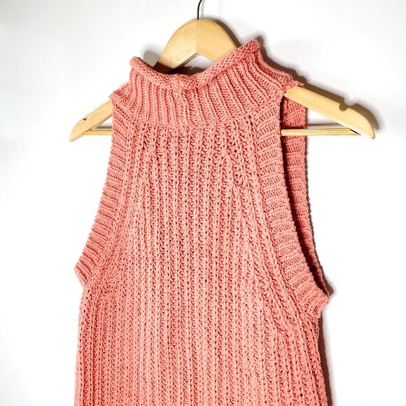 Moth Anthropologie Chunky Cotton Sleeveless Sweater Great condition Size Large - Picture 10 of 11